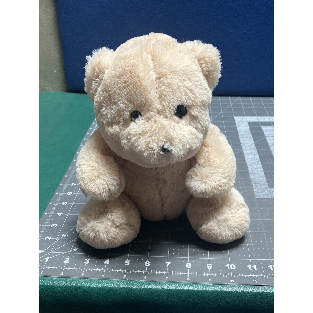 Silver One Tan Teddy Bear 10" Plush Stuffed Animal Baby Toy
